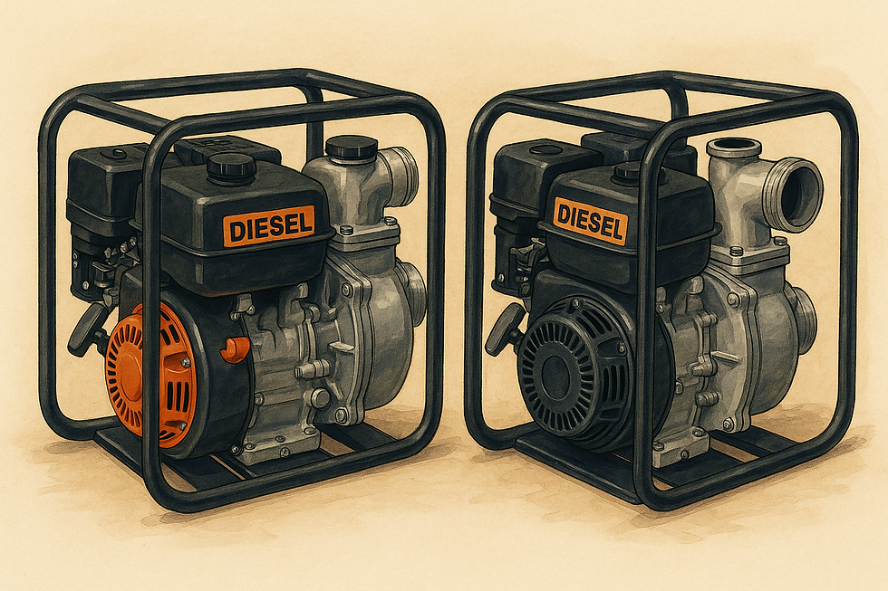 Koshin STV 50DS & STV 80DS – New Semi-Trash Diesel Pumps Available for Pre-Order