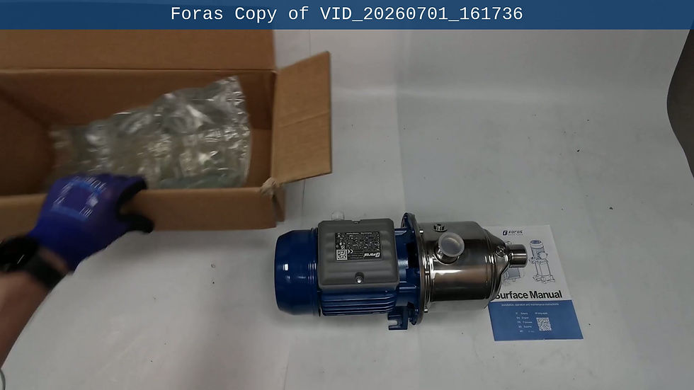 Miniatyrbild: P5S-120/4 (PLUS S) - Flerstegs elektrisk pump (42,2 m, 140 l/min) för hemmet