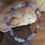 Miniature : Bracelet Intuition - Fluorite et Améthyste