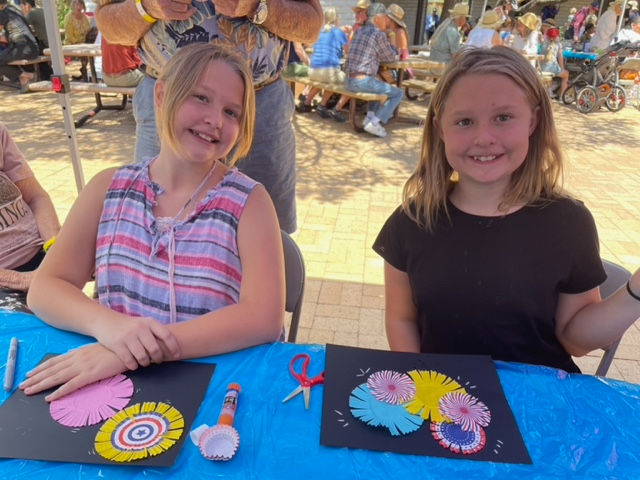 Sparkle and Smiles at the EACA Craft Booth!