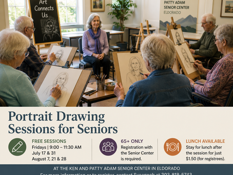 Free Portrait Drawing Sessions for Seniors