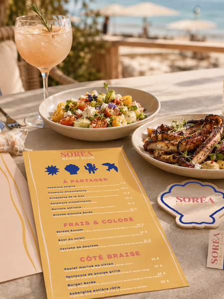 Design graphique cote d'azur var beach club