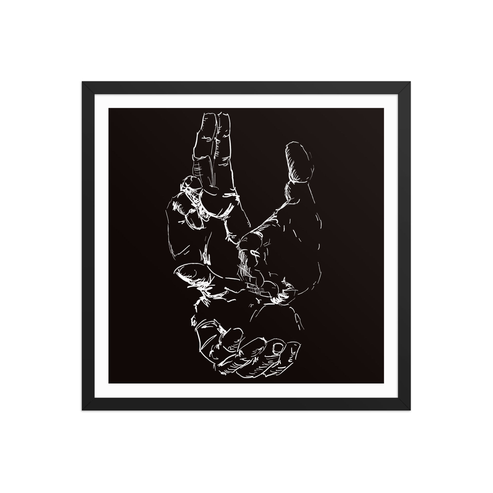 NiarhakosArtistry | Framed poster | As Above So Below | Left