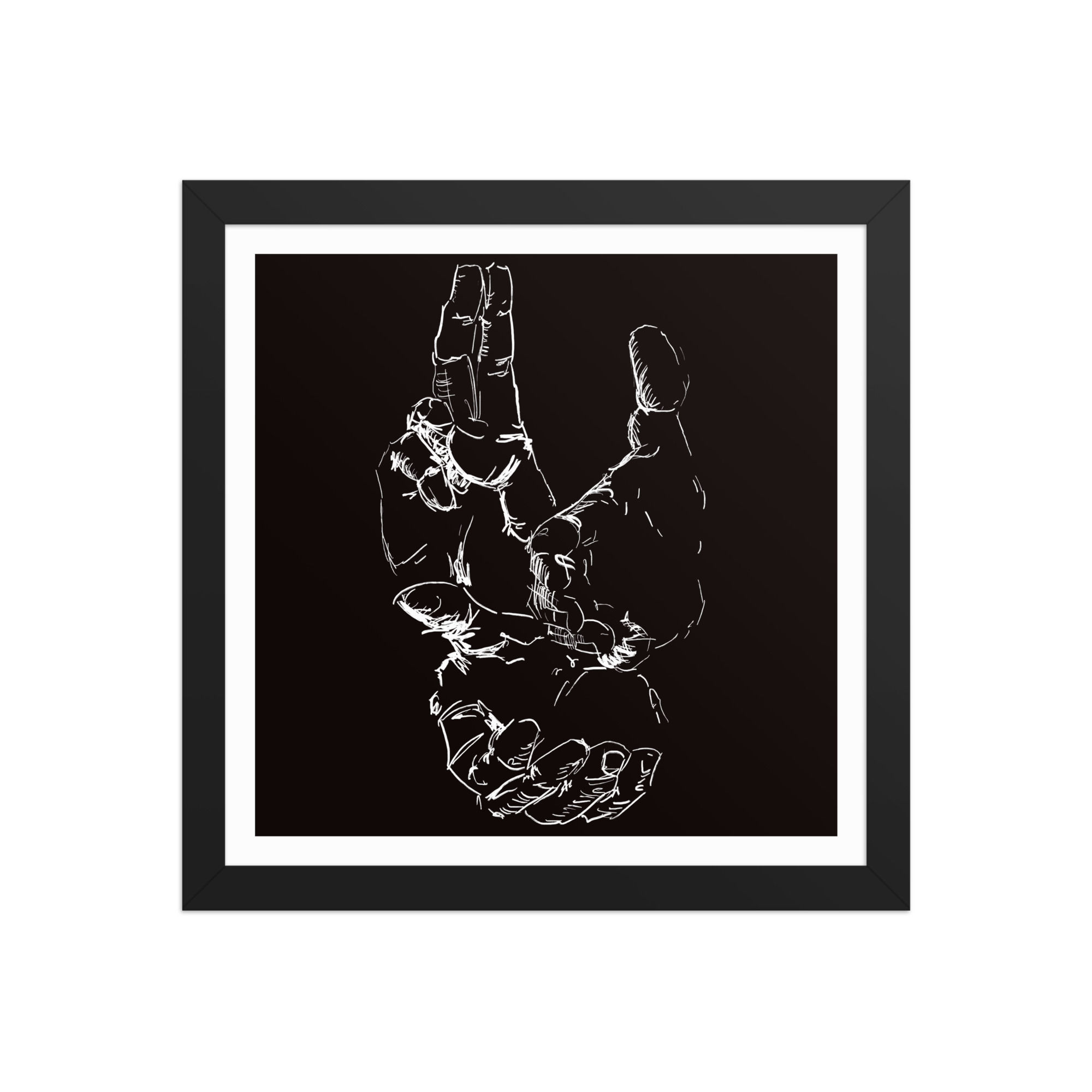 NiarhakosArtistry | Framed poster | As Above So Below | Left