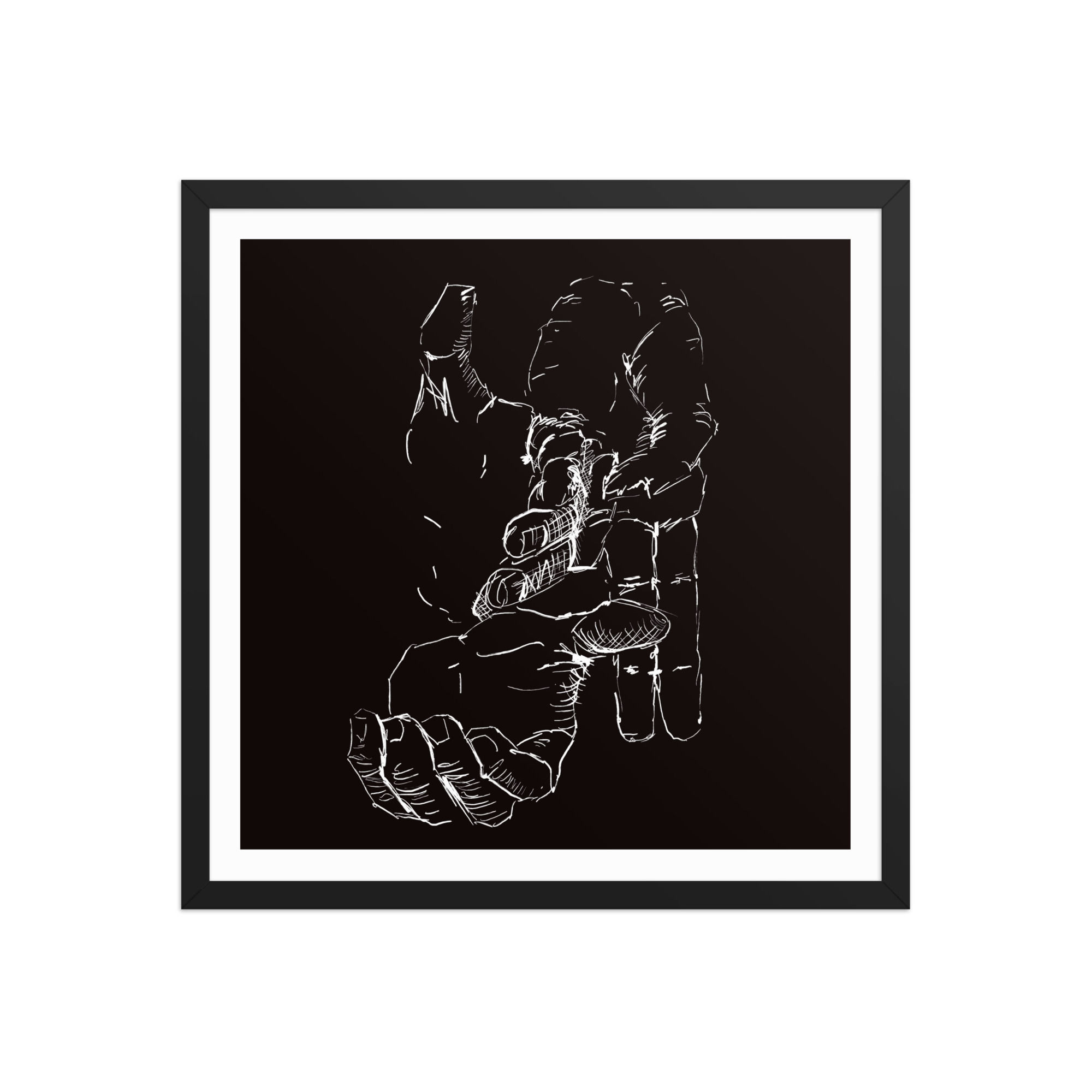 NiarhakosArtistry | Framed poster | As Above So Below | Right