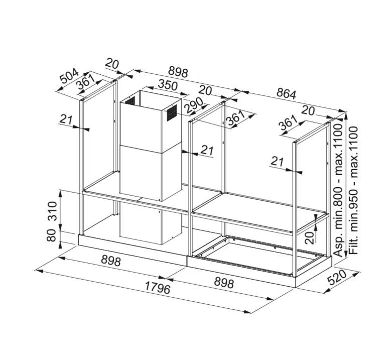 Miniature : MYTHOS FMY F180 - FRANKE - Hottes