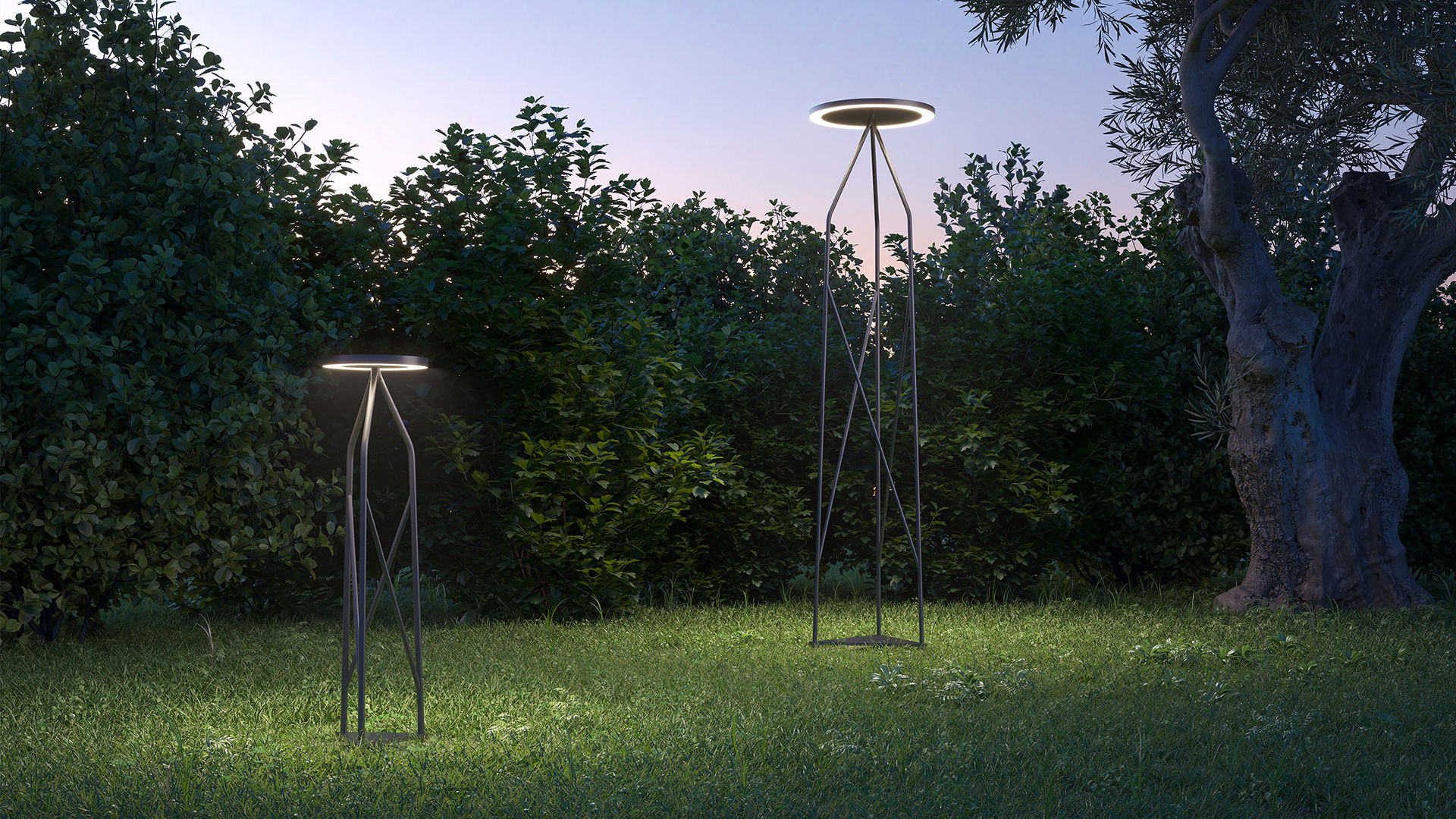 TRILIX - ARTEMIDE - Lampes de sol d'extérieur