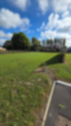 Vast green lawn, ideal for lawn mowing Christchurch