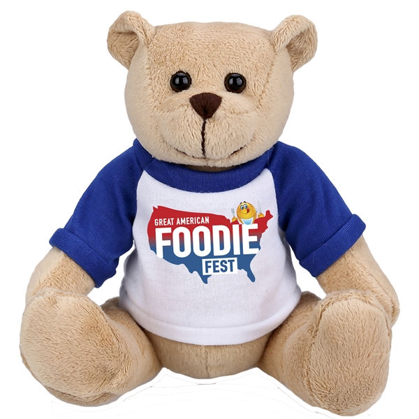 Thumbnail: AR8S1: Raglan Bears in Beige, Strong Stock Teddies in Raglans