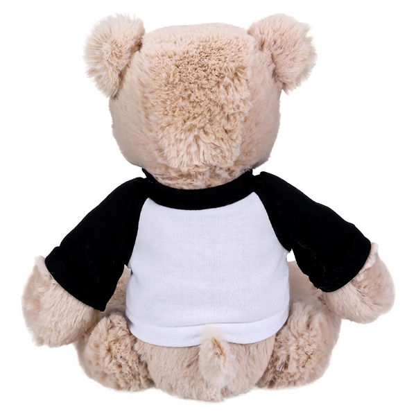 Thumbnail: AR8L1: Raglan Bears in Beige, Fuzzy Stock Teddies in Raglans