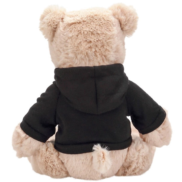 Thumbnail: AH8L1: Hoodie Bears in Beige, Fuzzy Stock Teddies in Sweatshirts