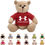 Thumbnail: AT8S1: T-Shirt Bears in Beige, Strong Stock Teddies in Shirts