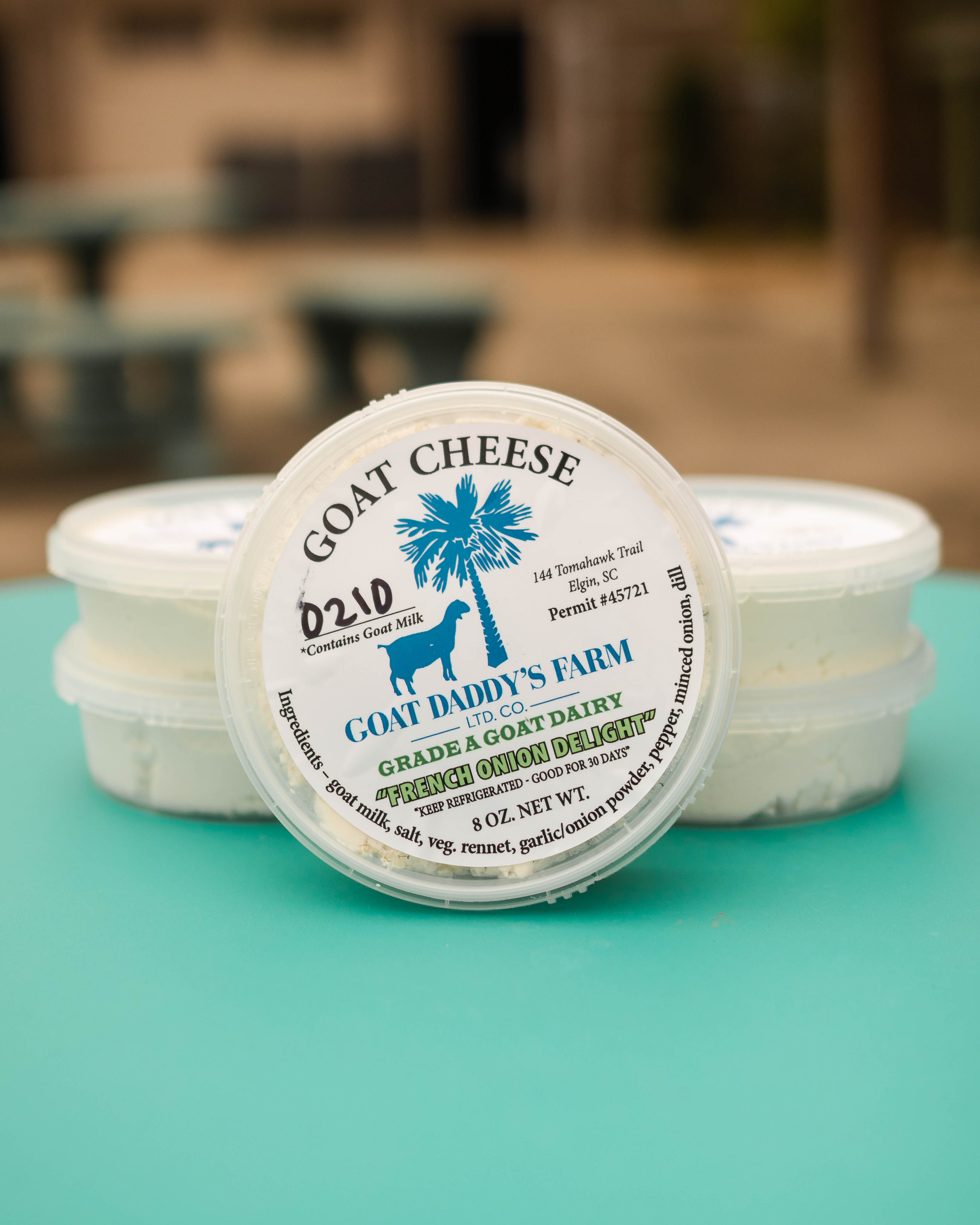 "French Onion" Goat Cheese