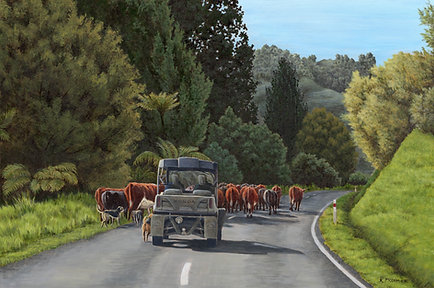 "Mangaotaki Rush hour" [Print]