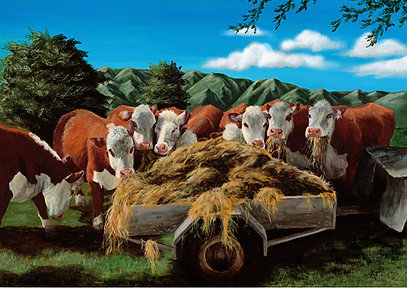 "Winter Buffet" [Print]