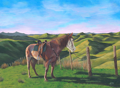 "An Evening Ride" [Print]