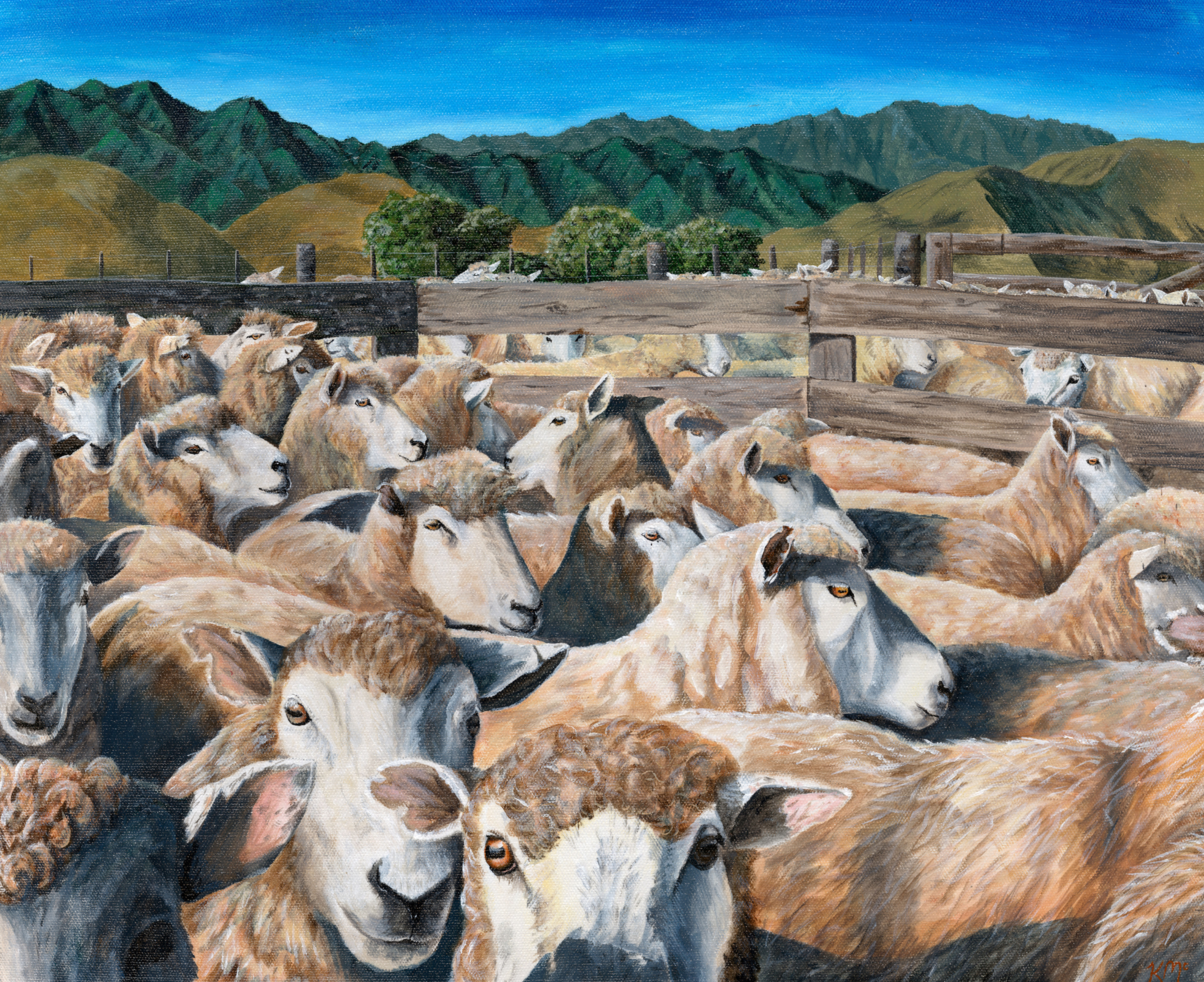 "Back Yards" [Print]