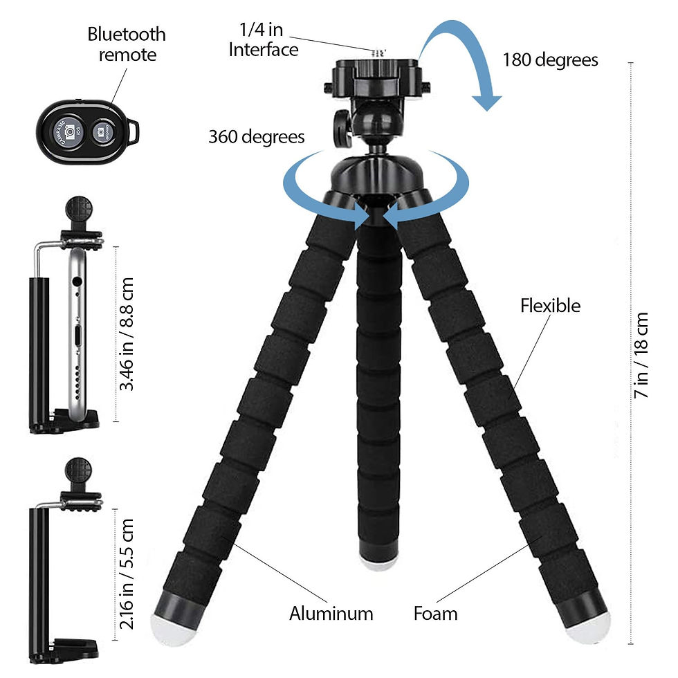 Miniatura: Octopus Tripod Universal Adjustable Stand Phone Holder for iPhone Camera
