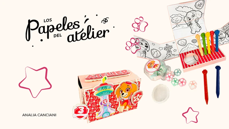 Imagen de portada del curso online Valijita Didáctica Paw Patrol Rosa con el producto terminado