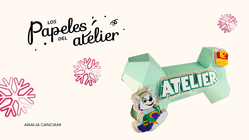 Portada de clase online de papelería creativa: Cajita golosinera original con temática de Paw Patro