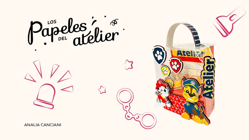 Valijin Didactico Interactivo para Eventos, Paw Patrol, Proyecto Escuela Online Papeleria Creativa