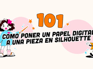 Como poner un papel digital a una pieza en Silhouette studio