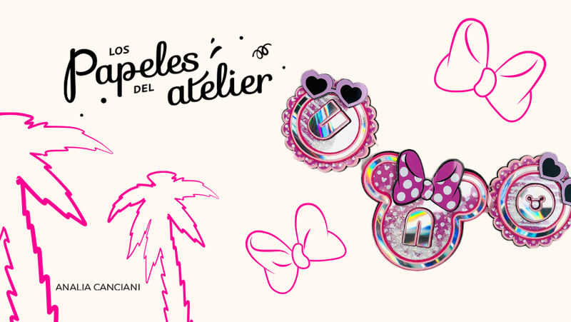 Clase n1 Papeleria Creativa del Mes de Enero Guirnalda Minnie