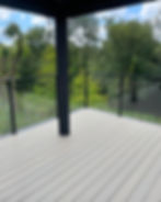 Aluminium and Glass Decking Balustrade