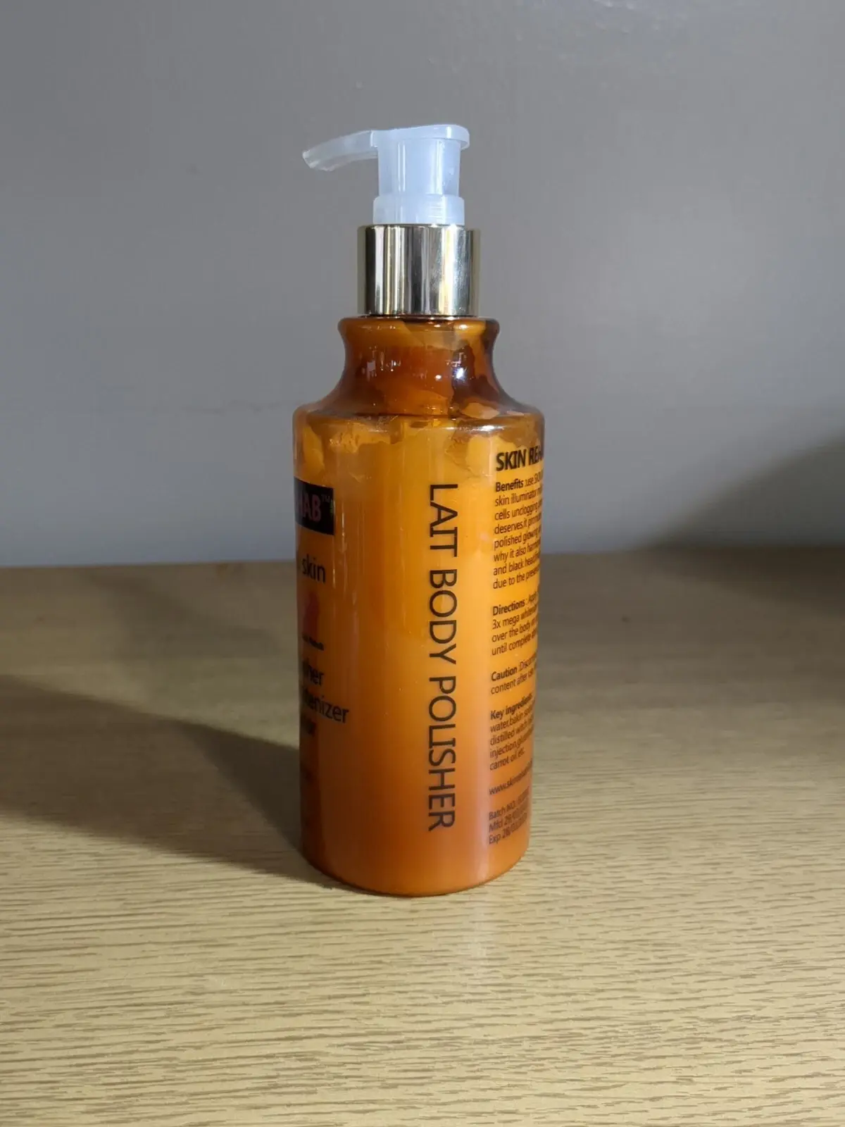 Skin rehab body polisher body milk