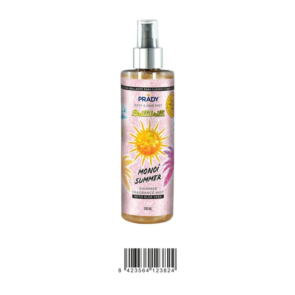 Monoi Summer Body Splash 250ml for body fragrance