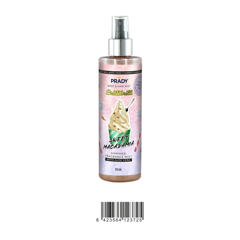 Body Splash macadamia dulce 250ml - Perfumes