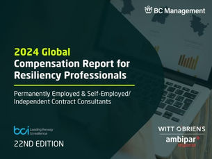 2024 Global Compensation Report for Resiliency Professionals - A Sneak Peek into the Findings & an Outlook on the Resiliency Job Market