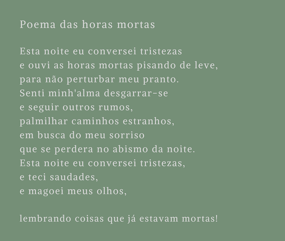 A poeta de sábado é Anilda Leão