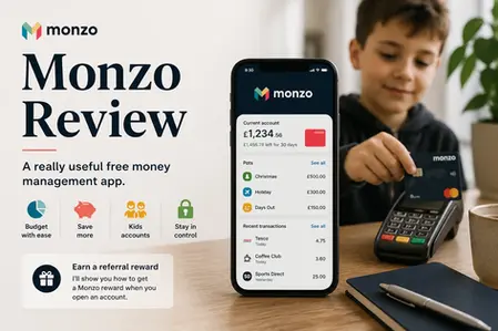 Monzo has become a really useful free money management app. Here's how I use it for saving, budgeting and family finances.