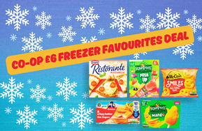 Feeding the kids on a budget? The Co-op £6 Freezer Favourites deal is a quick, affordable way to top up your freezer with family-friendly food.