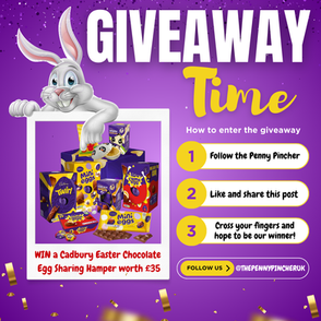 Enter Our Exclusive Instagram Competition to win a fab Cadbury Easter egg sharing basket worth £35!