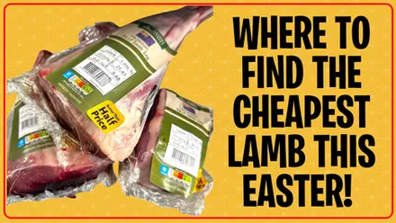 Lamb prices for Easter 2026 vary massively. See the cheapest supermarkets, price per kilo, and how to save more on your Easter roast.