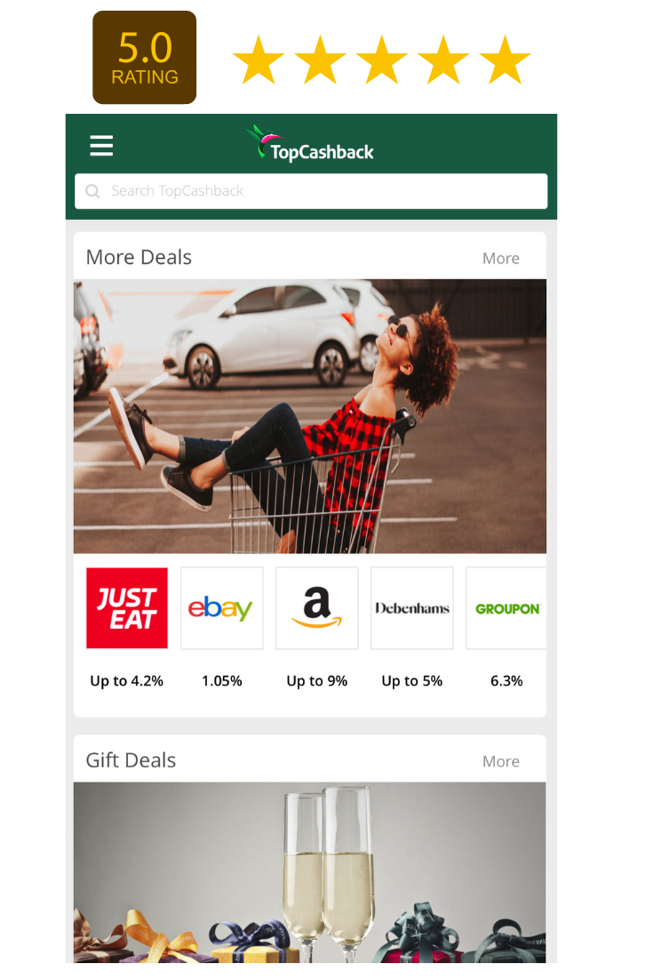 topcashback just eat