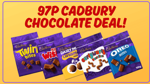 Sainsbury's Cadbury chocolate bags just 97p with Nectar card - 50% cheaper than Tesco, ASDA & Morrisons. Perfect for Christmas stocking fillers. Stock up now before sellout.