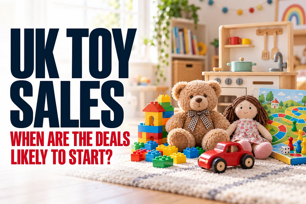 UK toy sales include Aldi and Lidl wooden toys arriving on the 8th of October