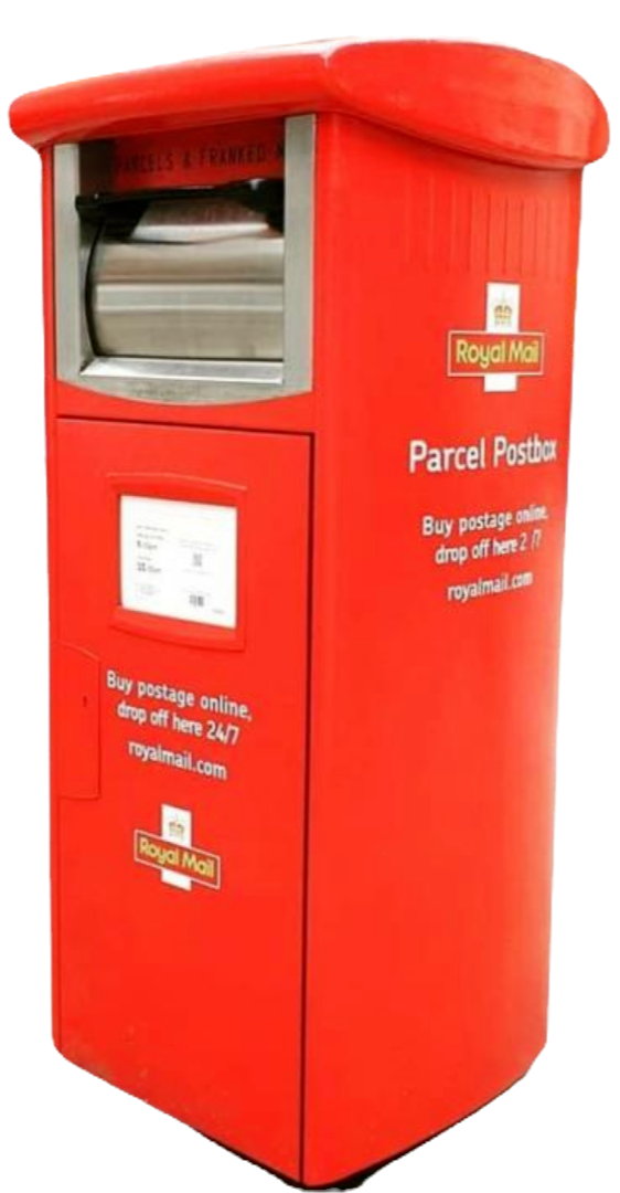 e parcel boxes accept prepaid items and allow people to send parcels outside normal Post Office opening hours.