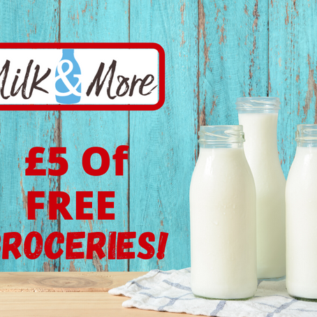 Grab £5 Of FREE Milk & More Credit - Free Breakfast!
