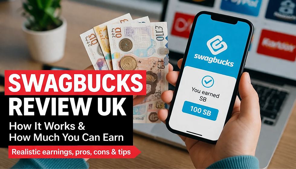 Swagbucks Review UK: How It Works, How Much You Can Earn and If It’s Worth It
