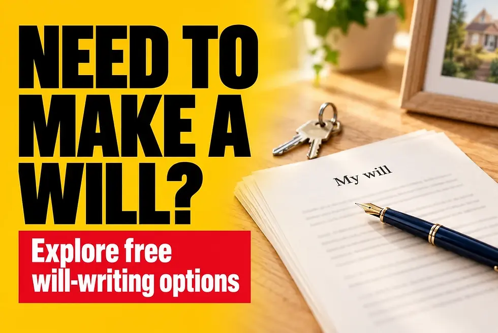 Free Wills Month: How to Get Your Will Written for Free