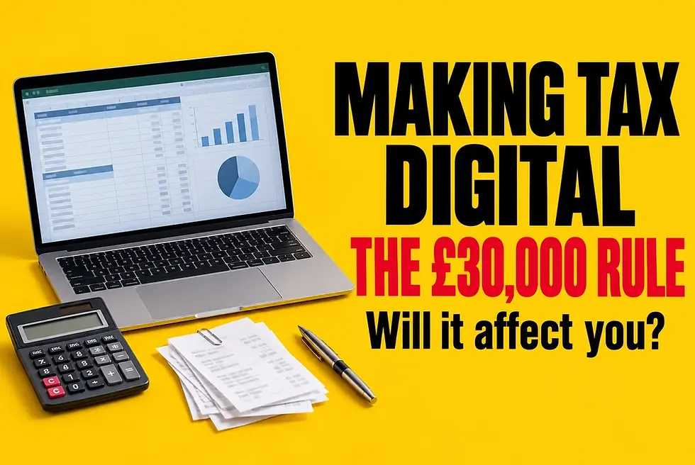 Making Tax Digital expands in April 2027 for qualifying business and property income over £30,000.