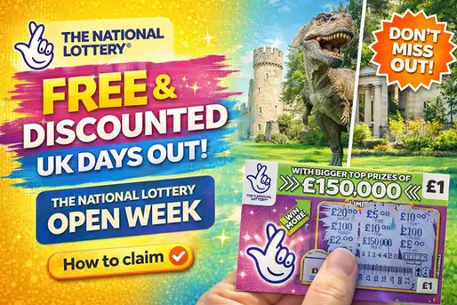 National Lottery Open Week 2026 – Free and Discounted UK Days Out