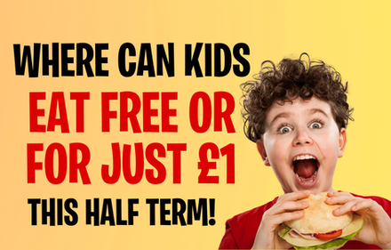 Find all the restaurants and cafes where kids eat free or for £1 this school holiday. Discover family-friendly dining deals at Tesco Café, Asda, Bella Italia, Brewers Fayre, and more to save on meals out.