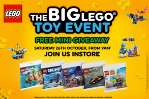 Free Lego Toy Event At Smyths Toy Stores On October 26th