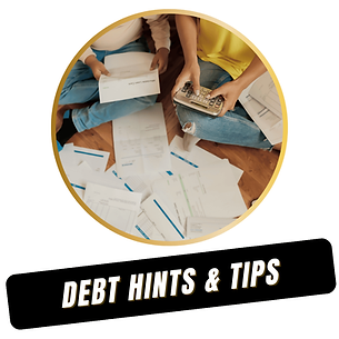 Debt is stressful, but there is help available. Check out our tips on how to deal with your debt, and keep yourself from getting back into debt again; I know its not easy!