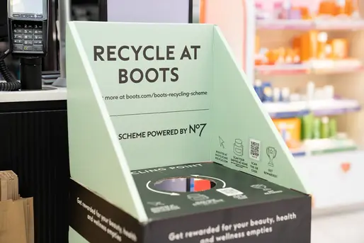 Recycle at Boots; Turn Your Empties Into 500 Free Points